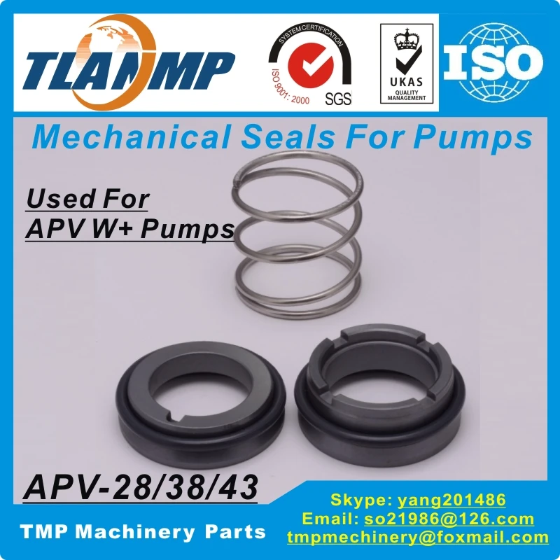 

APV-25 ( APV-28 ), APV-35 ( APV-38 ), APV-40 (APV-43) APV механические уплотнения для APV W + plus pumps (материал: SiC/VIT)