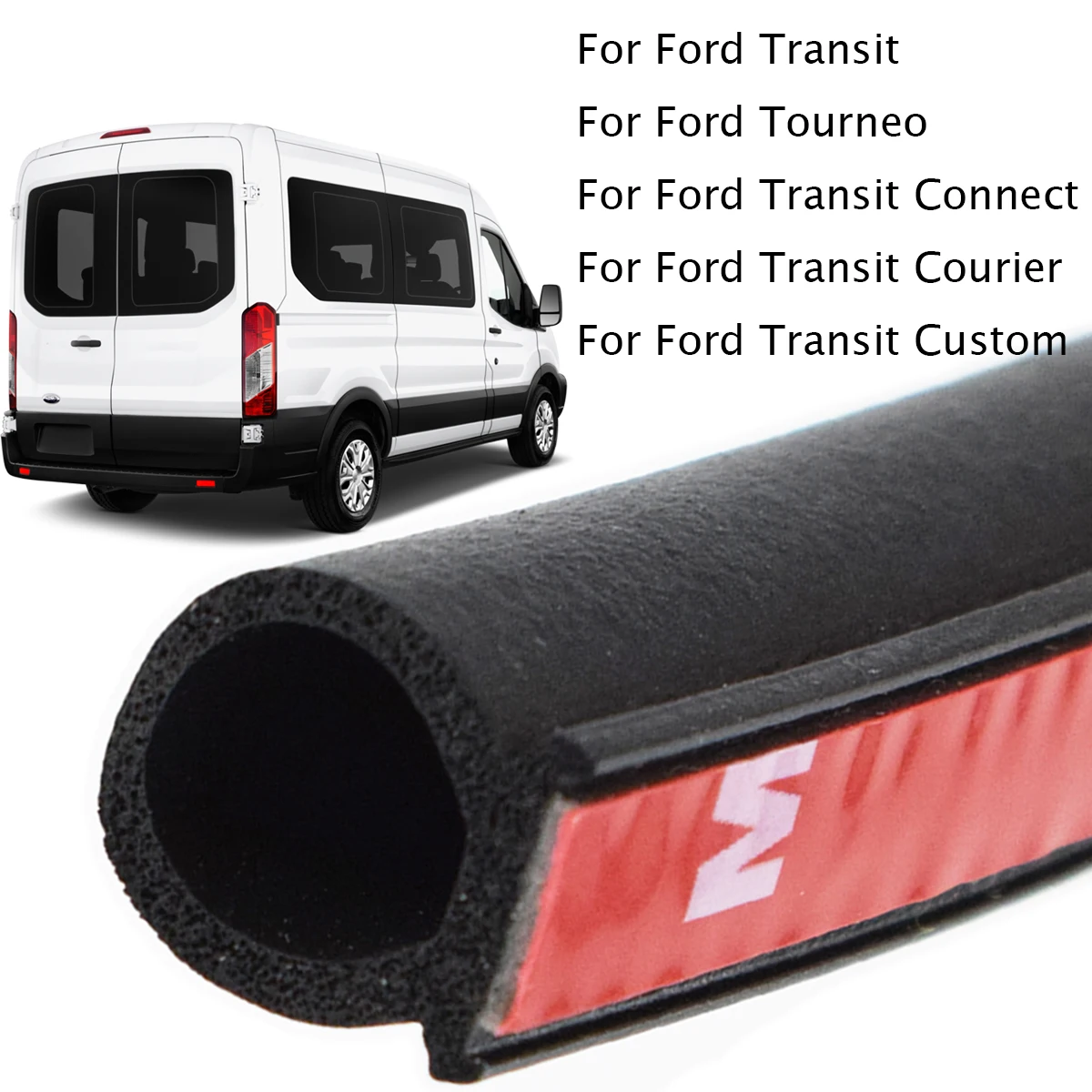 10 м для Ford Transit Tourneo Connect Courier Custom Mk4 mk5 mk6 mk7 Mk8 дверные уплотнительные полосы 16x16 мм