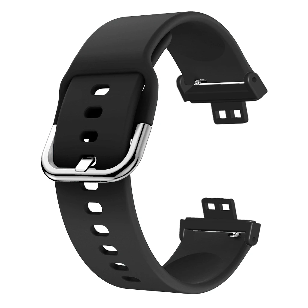 New Silicone Watchbands For Huawei Watch FIT Replacement Accessories Pure Color Casual Sport Wrist Band Smartwatch Strap Band