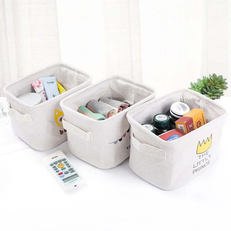 Snailhouse Складная Настольная Брезентовая корзина для мелочей хранения креативная