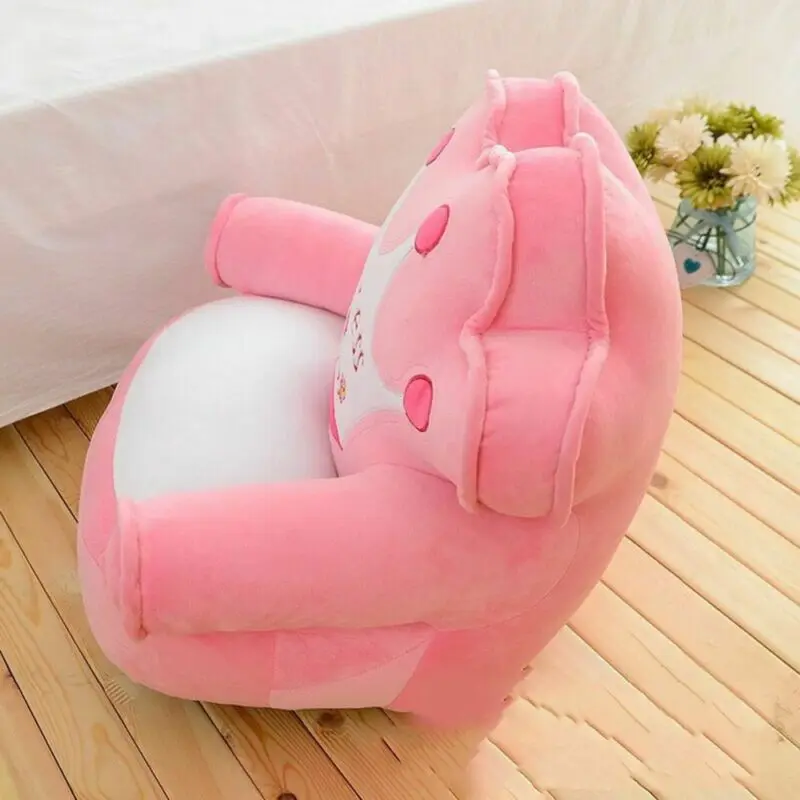 Cute Kids Sofa Baby Seats Furniture Only Cover NO Filling Cartoon foldable Seat Children Chair Toddler Folding |