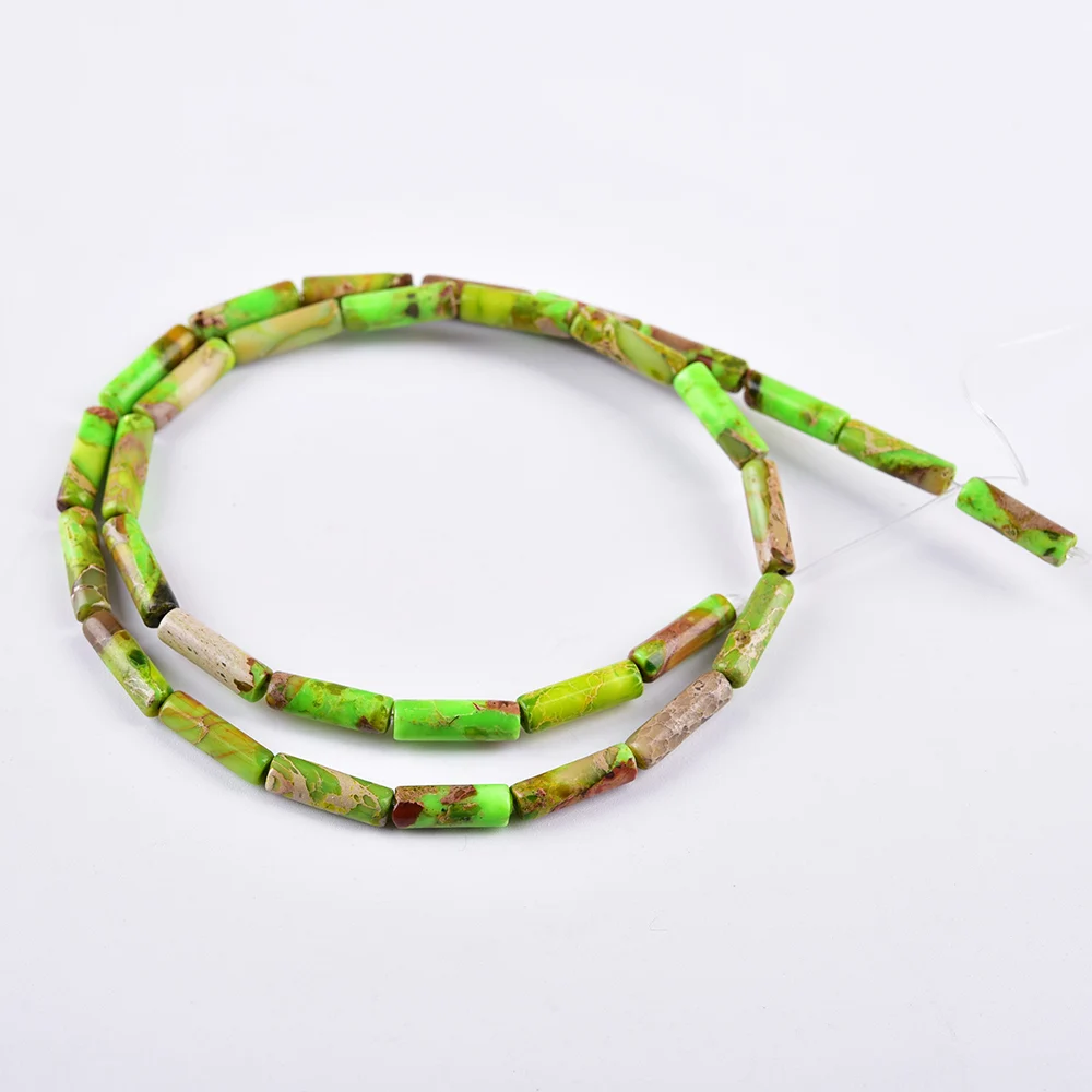 Asingeloo бусины из натурального камня цилиндрической формы для самостоятельного