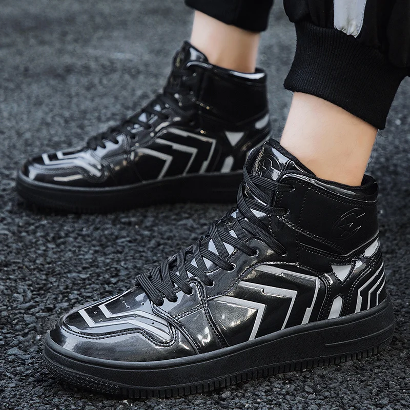 Удобные ботинки с мягкой подошвой Качественная мужская обувь в стиле Железный