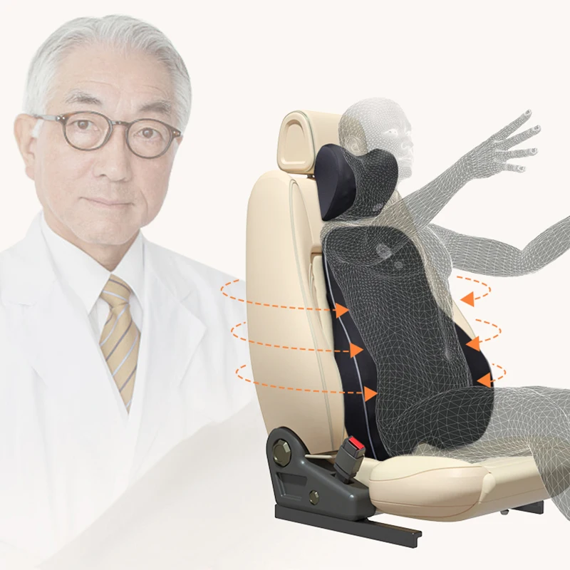 

Car Massage Pillow Heating Lumbar Support USB Charging Seat Back Pillow Relieve Fatigue Headrest Cushions Cover for Home Office