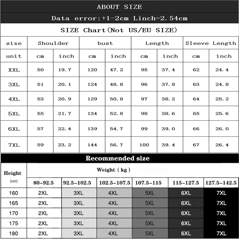 

Men's Cotton-padded Jacket, Plus Size XXL-7XL Men's Winter Loose Coat, Hooded Windbreaker, Men's Long Black Coat