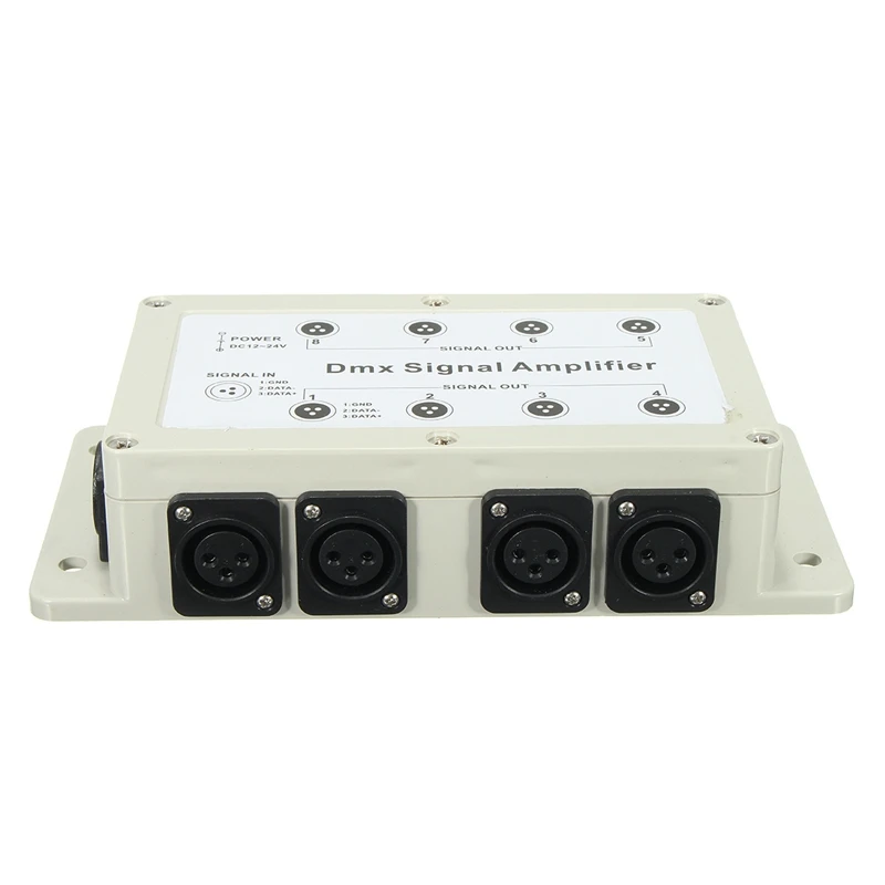 Dc12-24V 8-канальный выход Dmx Dmx512 светодиодный контроллер разделитель усилителя