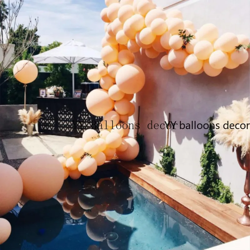 

Global DIY Latex Balloons Wedding Party Balloon Chain Macaron White Garland Metal Gold Balloon Birthday Party Bride To Be Decor