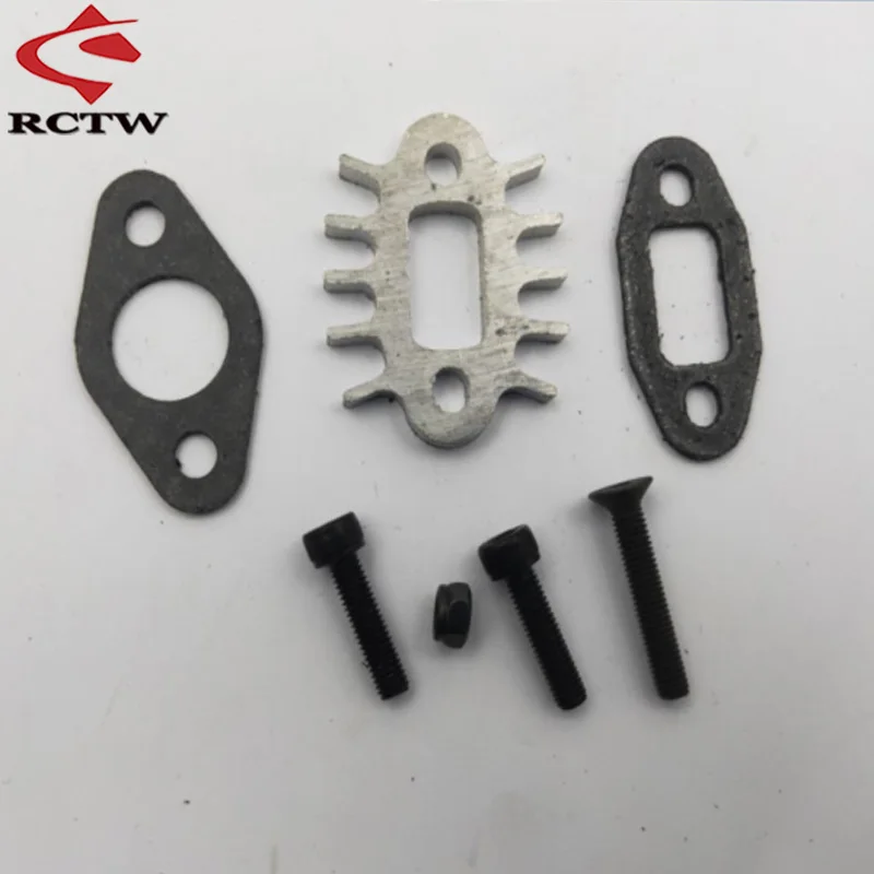 Комплект прокладок для выхлопной трубы прокладка подходит частей двигателя 30.5cc