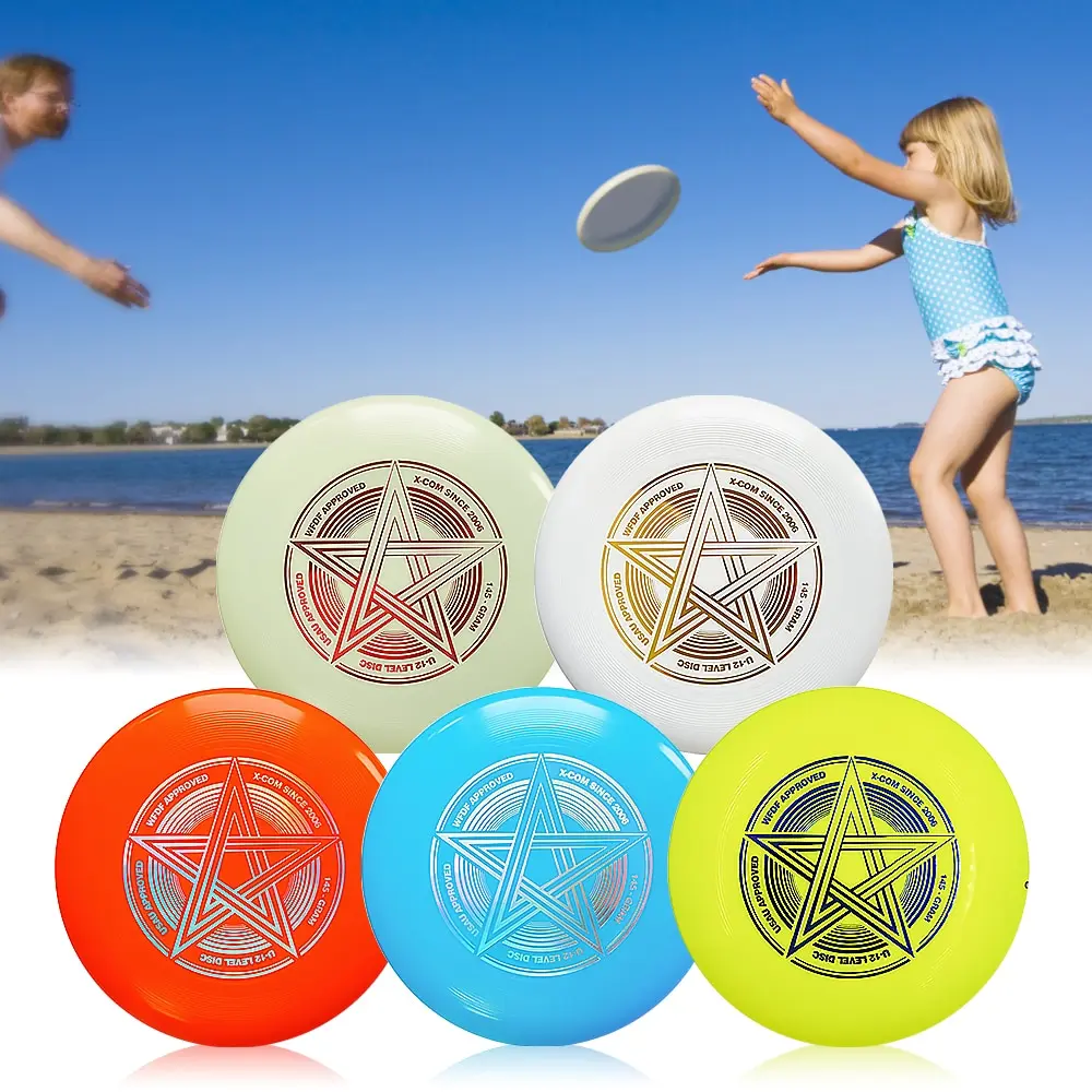 

Professional Flying Disc 9.8 Inch 145g Plastic Flying Discs Outdoor Play Toy Sport Disc for Juniors Water Sports Boys Kids Gift