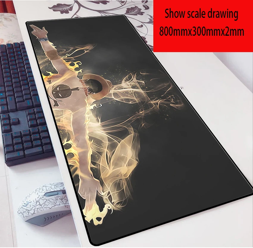

Anime One Piece Gaming Mouse Pads Padmouse 900x300x2mm Gamer Keyboard Mouse Mat for Playing CS GO Notbook Computer Mousepad