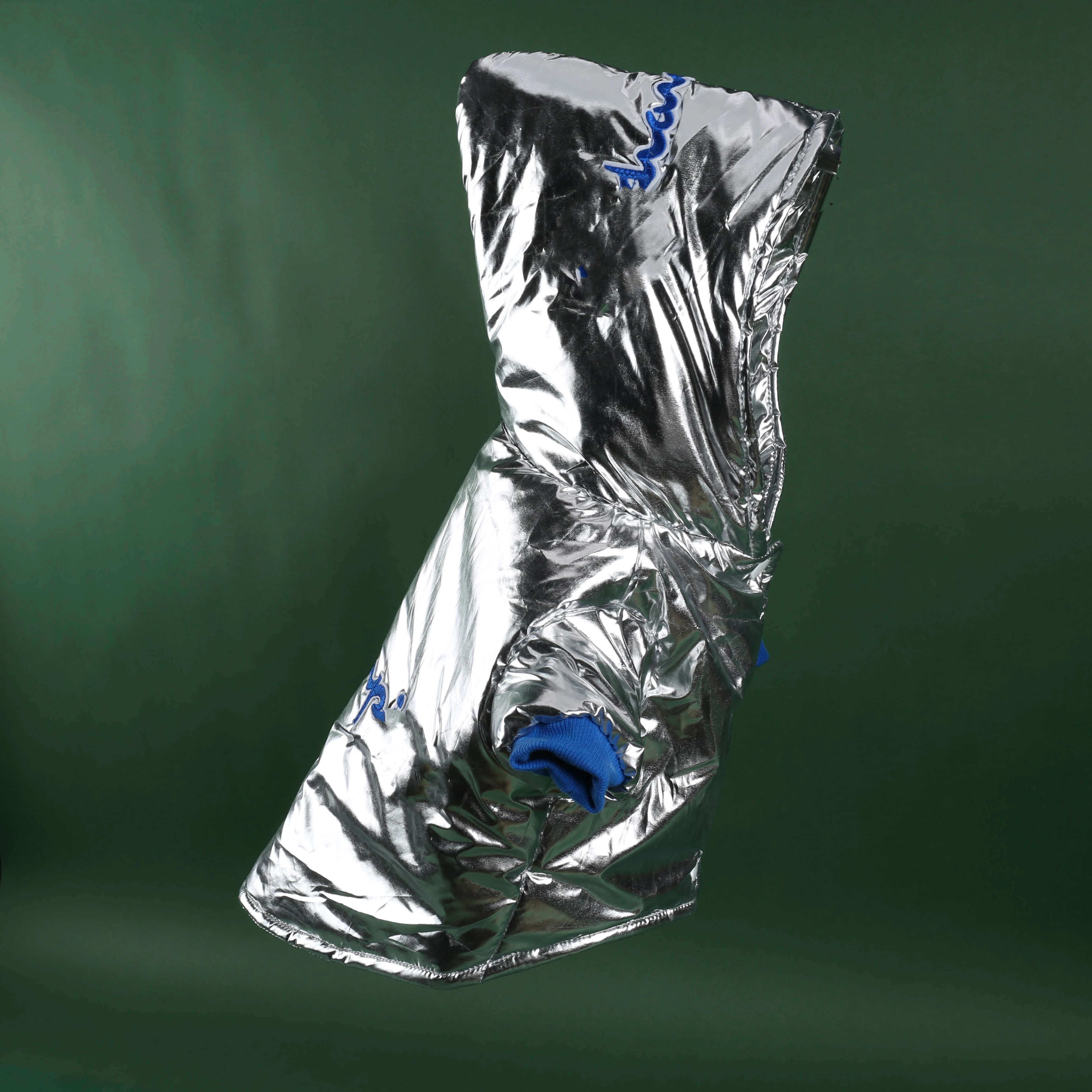 Пуховая куртка для собак серебристая хлопковая одежда взрослых французский