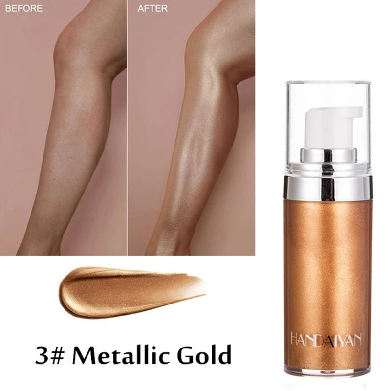 Блеск для лица хайлайтер крем консилер Осветляющий макияж тела Сияющий