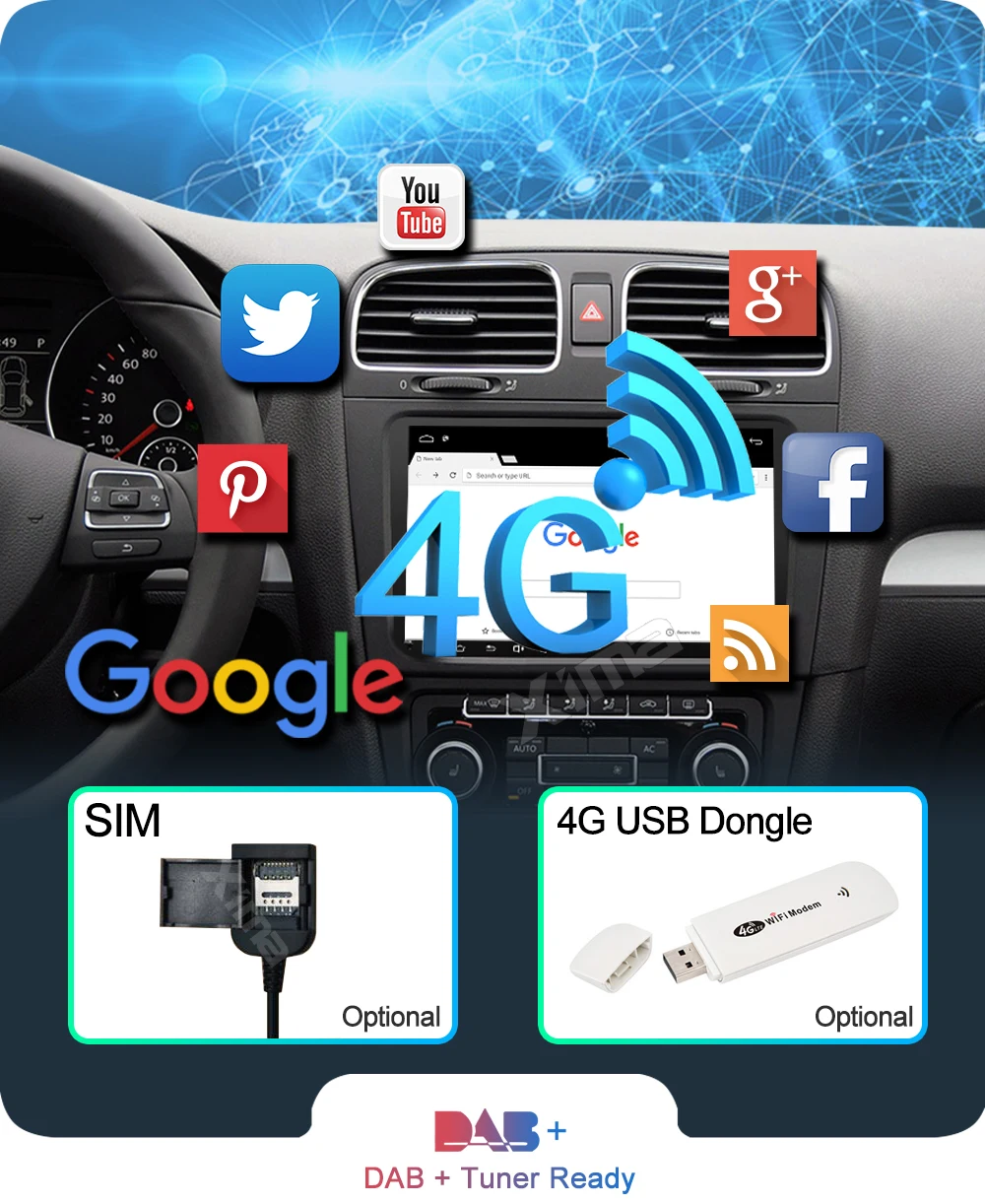 Android 9,0 автомобильный Радио gps мультимедийный плеер для Volkswagen Skoda Octavia golf 5 6 touran passat B6 polo tiguan jetta Bora rapid