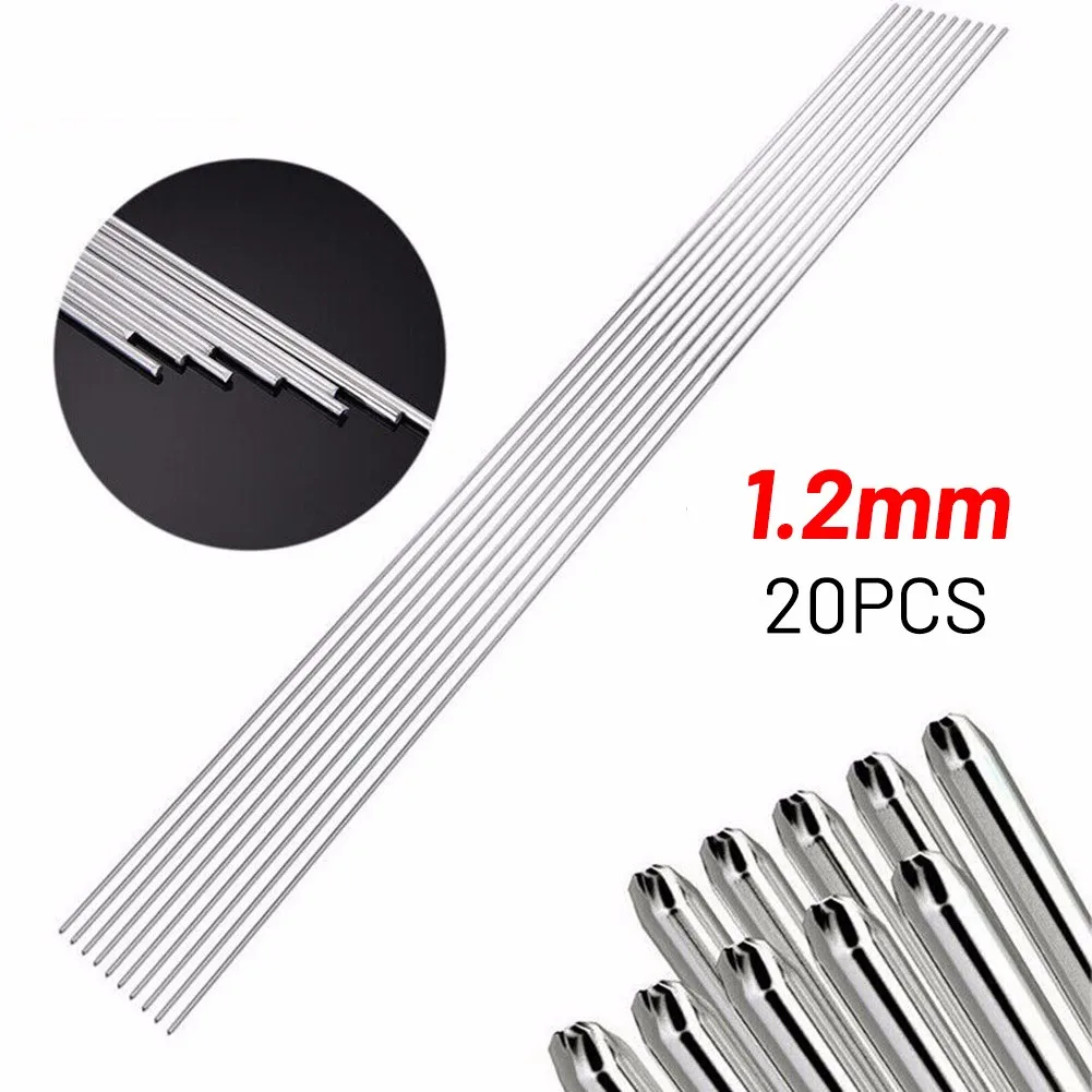 

20 Pcs 1.2mm~ 2.4mm ER316L Stainless Steel TIG Welding Rods 330mm Long Welding Rod Soldering Tool Workshop Equipment