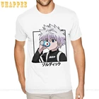 Футболки Killua Hunter X Hunter HxH для молодых мальчиков в стиле 80-х, мужские футболки с коротким рукавом, дешевые фирменные футболки