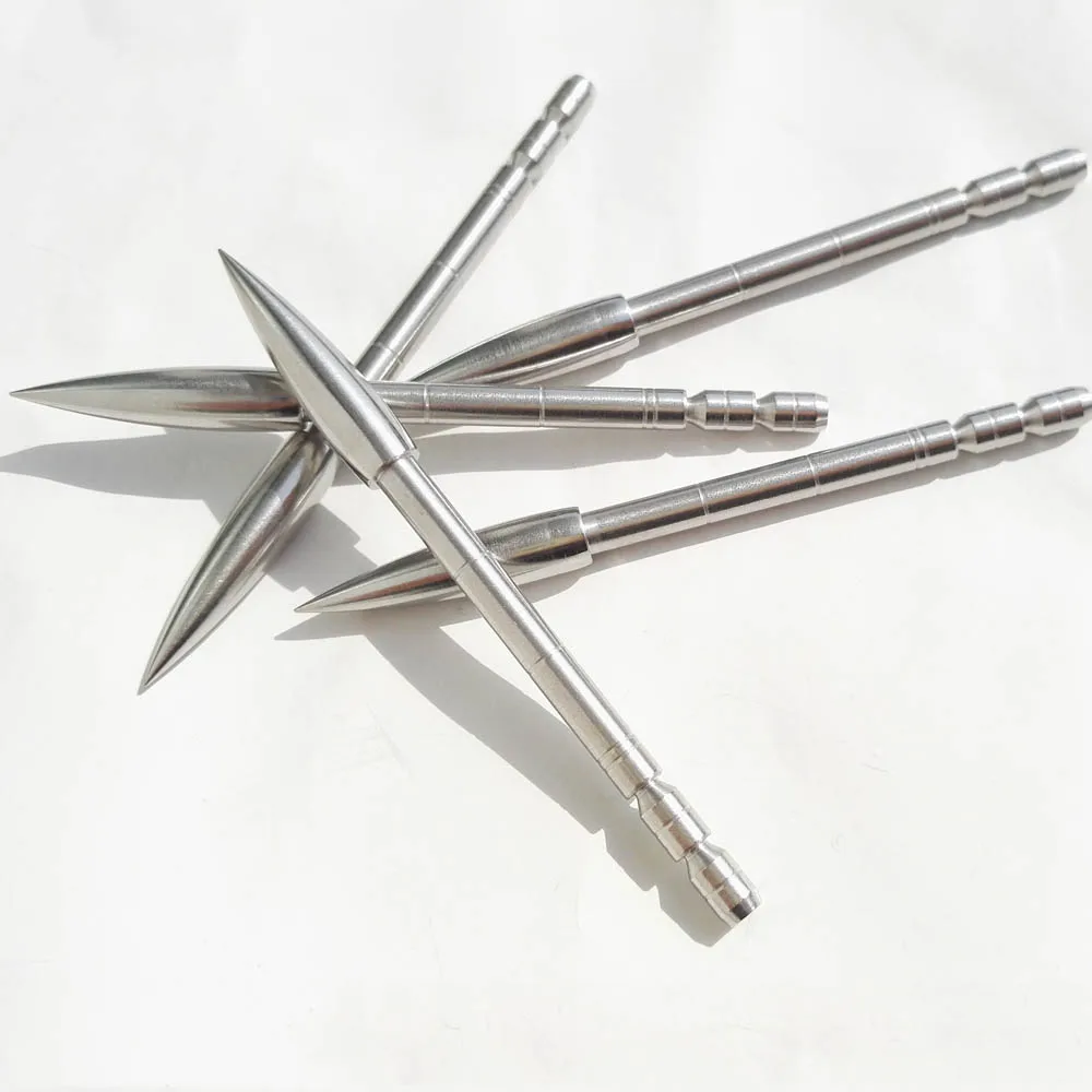 Стрелы из углеродистой стали для стрельбы лука с широкой головкой 10 шт. 100/120/150/200