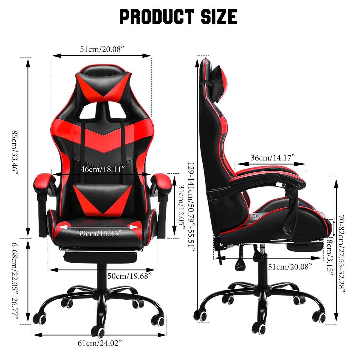 Office Gamer Chair WCG Gaming Home Internet Cafe Ergonomic Computer Swivel Lifting Lying Footrest Desk | Мебель