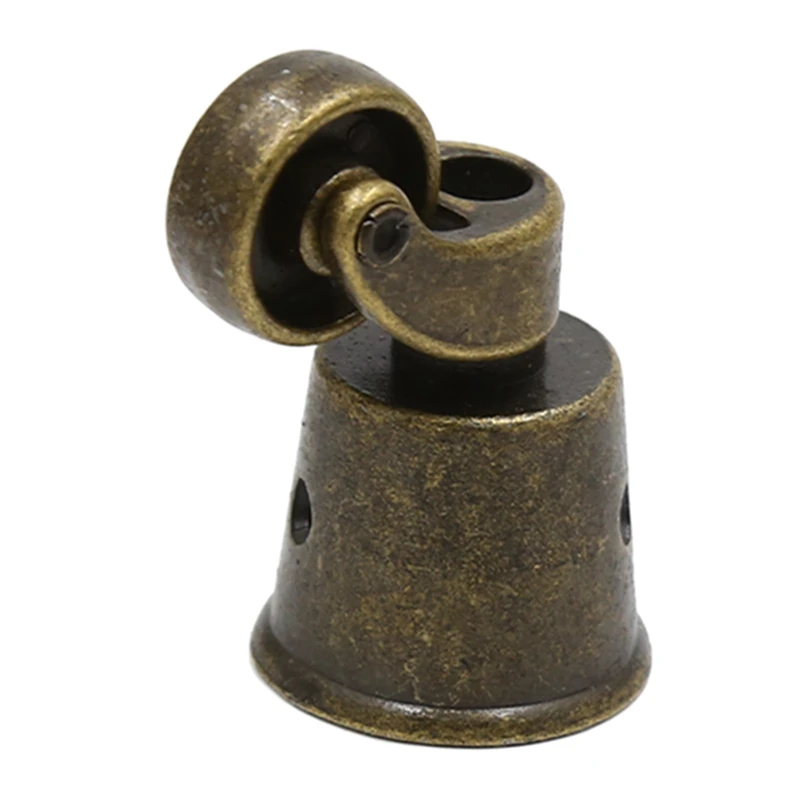 Round Bronze Color Zinc Alloy Universal Pulley Wheelchair Sofa Cabinet Casters Shelf Wheel Furniture Hardware Accessories | Обустройство