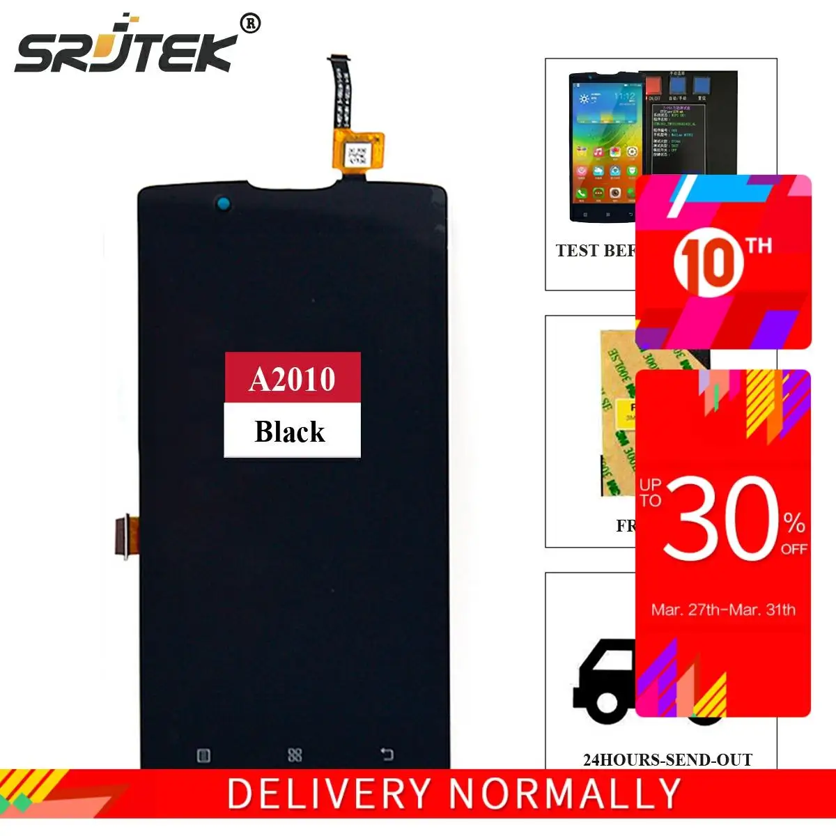 Экран для Lenovo Angus 2 A2010 LCD сенсорный дигитайзер стекло в сборе запасные части 4 5