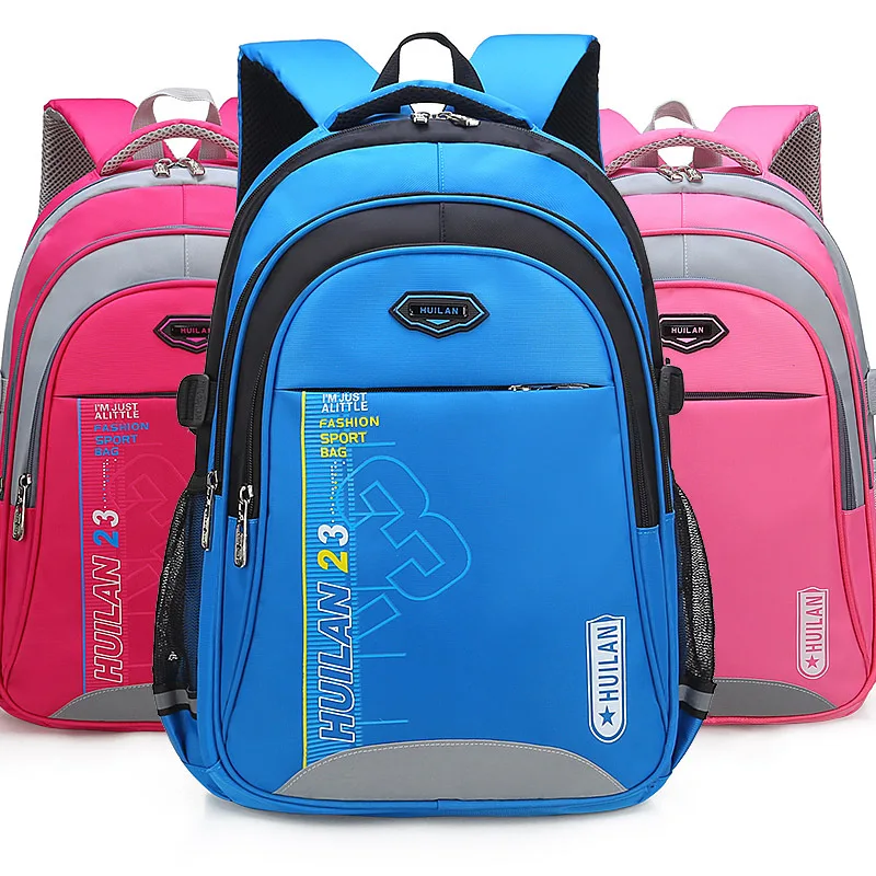 

New student backpack backpack boy school bag children school bag black