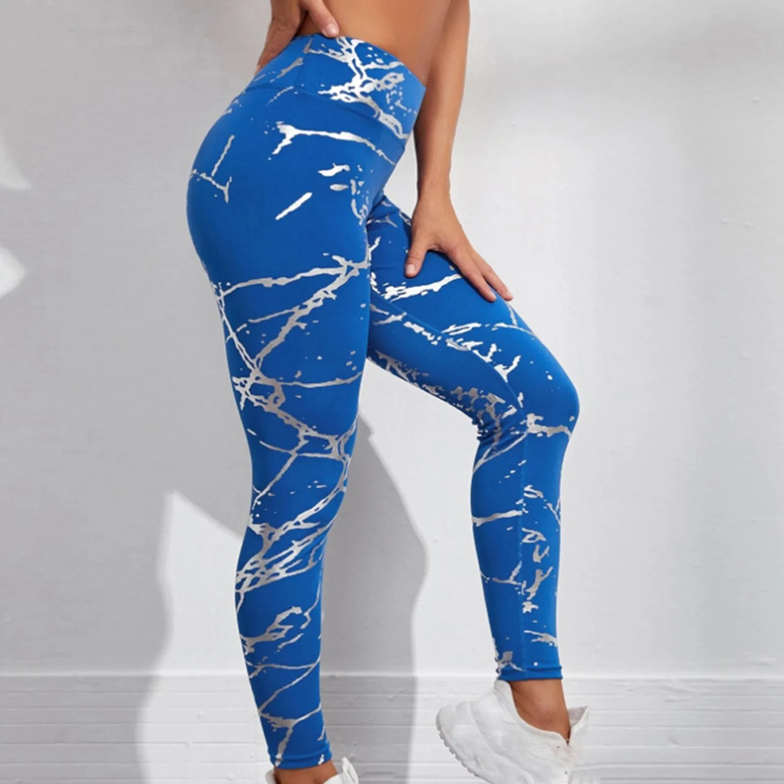 

Sexy Women's Leggings Stretchy High Waist Sweatpants Butt-Up Bronzing Slim High-Waisted Leggings Yoga Pants Trousers #647