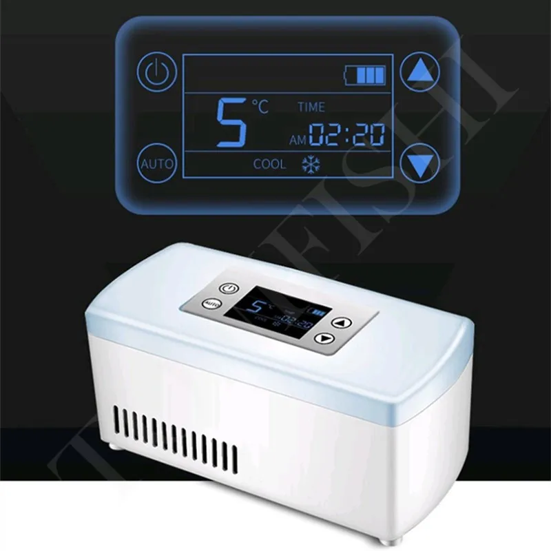 Инсулиновый охлаждаемый контейнер портативный небольшой Холодильный