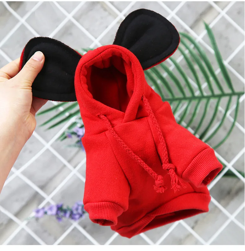 

Cute Dog Hoodie Sweatshirt Coat Autumn Winter Pet Dog Clothes Outfit Puppy Yorkie Costume Bichon Chihuahua Pomeranian Clothing