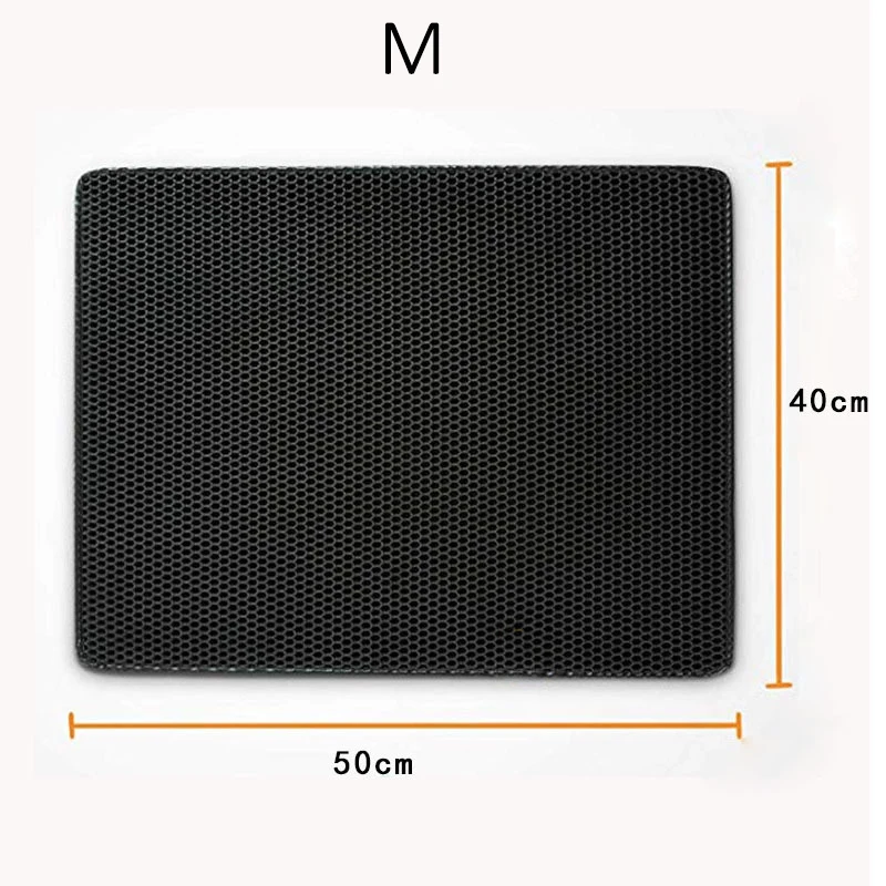 Коврик для кошачьего туалета EVA двойной Съемный с водонепроницаемым дном
