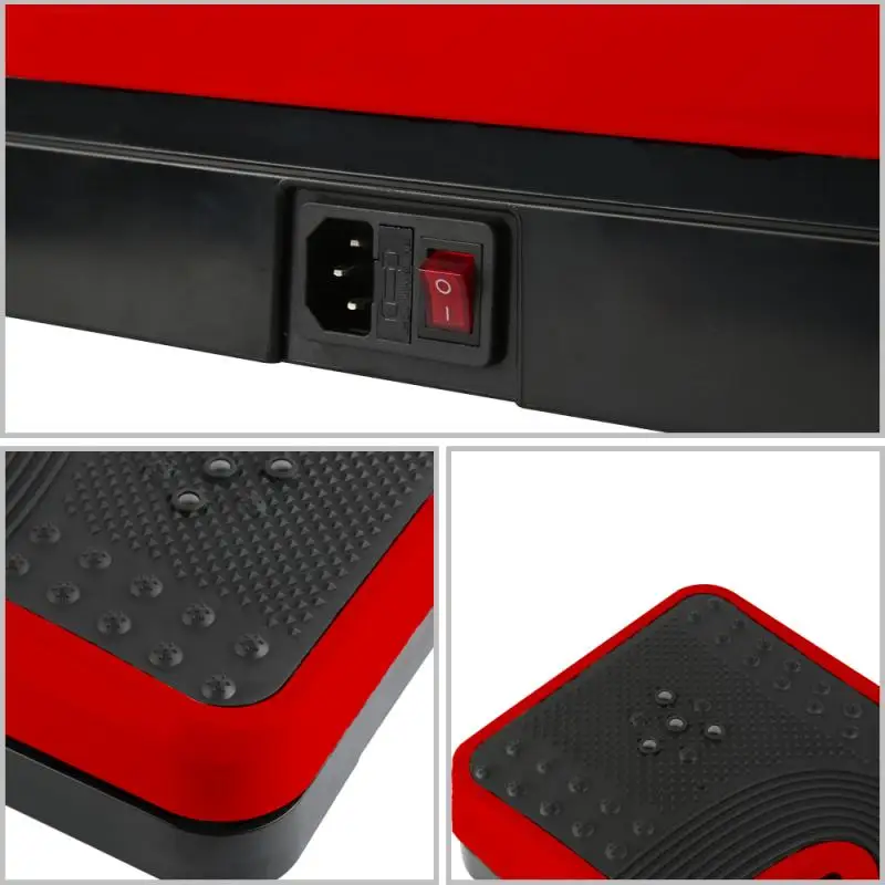 9 режимов вибрации фитнес тонкая вибрационная пластина машина высокочастотный