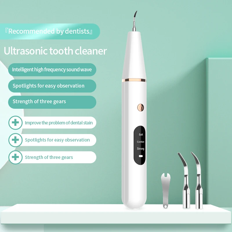 

Electric Sonic Dental Calculus Remover Oral Teeth Tartar Remover Portable Rechargeable Teeth Cleaner Ultrasonic Whitening Scaler
