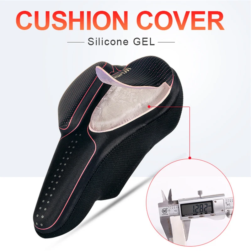 Гелевый 3D чехол на велосипедное седло для мужчин и женщин мягкий гелевый Чехол