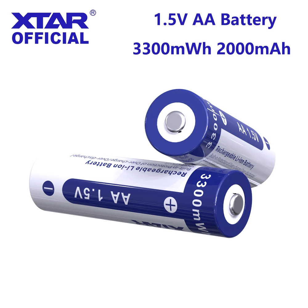 XTAR Литий-ионные батарейки AA 3300 мВтч 4 шт. | AliExpress