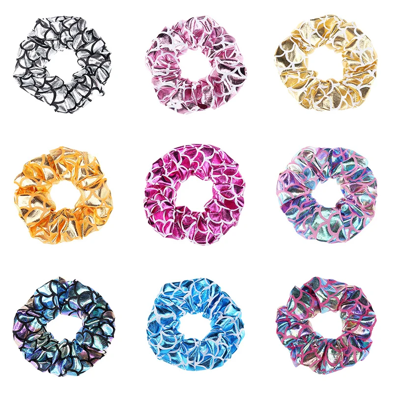 Женские эластичные резинки для волос блестящие прически конский хвост