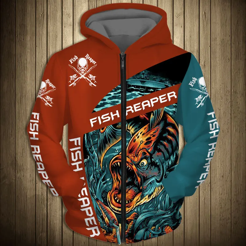 

Мужская толстовка с капюшоном на молнии с принтом в виде комиксов