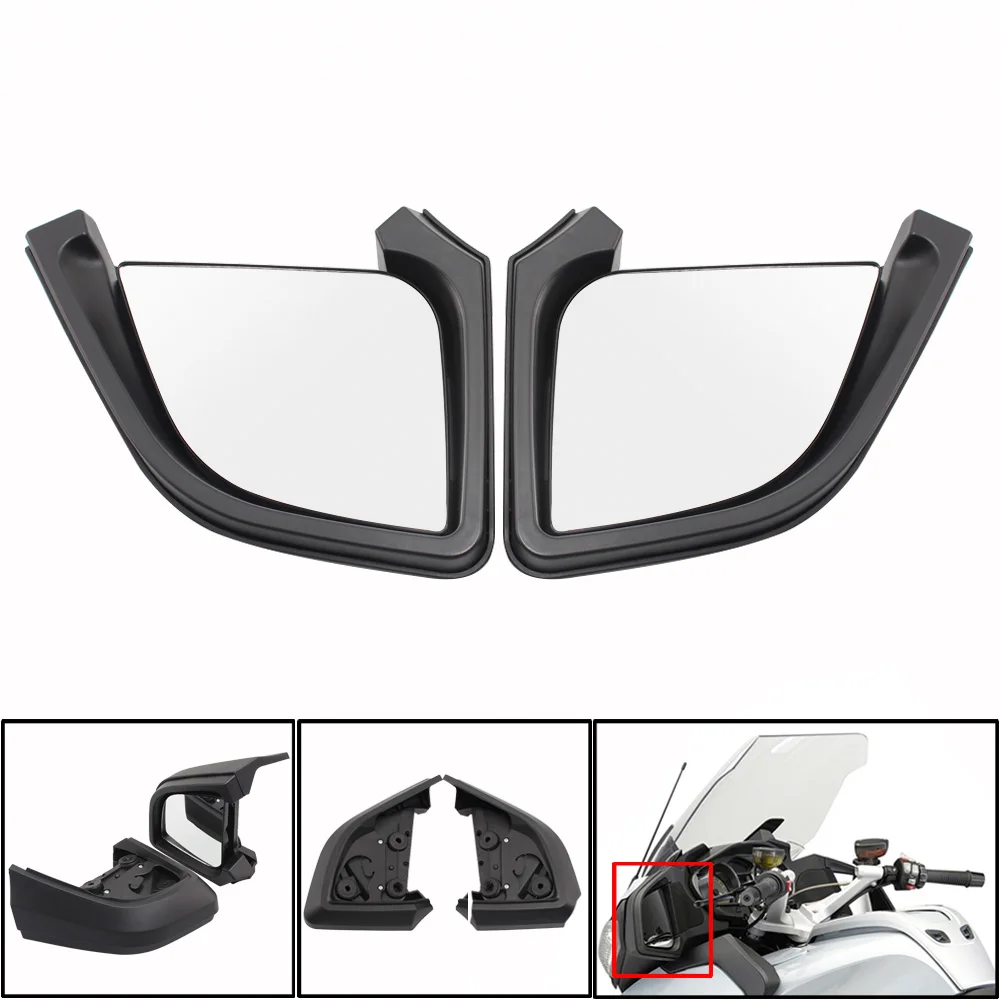 

Motorcycle ABS Side Mirrors Rear View Mirrors Accessories Fits for BMW R1200RT R1200 RT 2005-2012 2006 2007 2008 2009 2010 2011