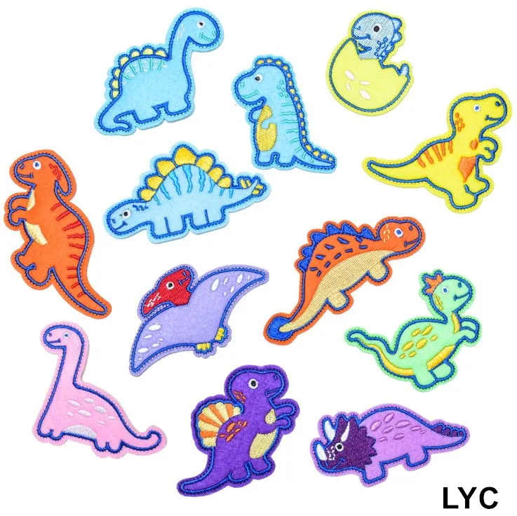 

New Arrival 10 pcs Embroidered Patches Iron Sew On Jeans Coat Tshirt Bag Shoe Hat Decor Repair Motif Emblem Accessory Diy