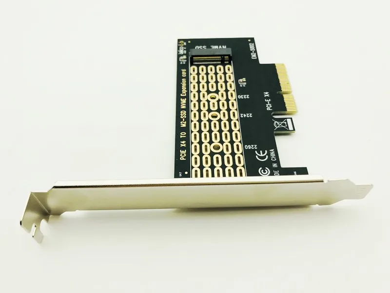 Адаптер PCI Express E 3 0 X4 в M.2 NVMe M карта адаптера интерфейса M2 PCIE SSD переходная для 2230 2242