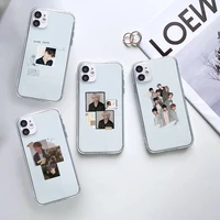 stray kids kpop phone case transparent for iphone 5 6 7 8 11 12 s mini pro x xs xr max plus