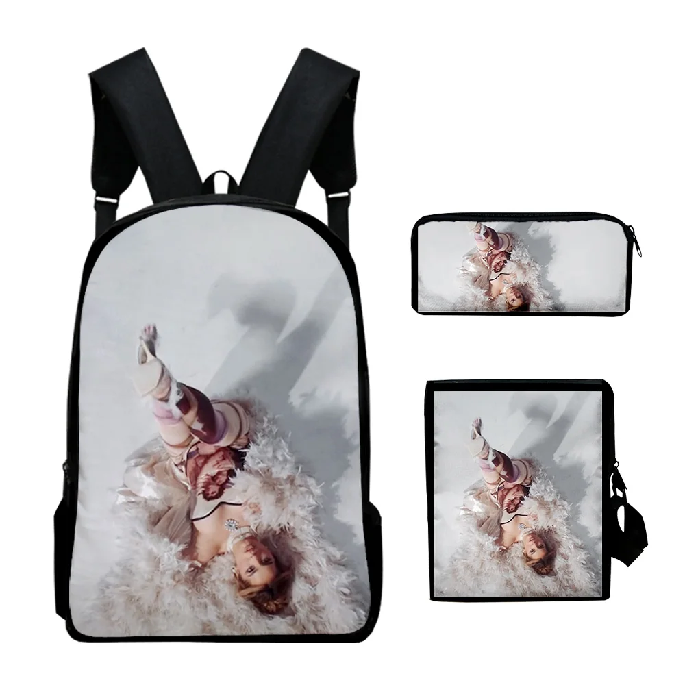 Комплект из 3 предметов с рюкзаком addison rae merch легкая Молодежная школьная сумка 3D