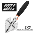 Ножницы для пластиковых труб, угловые, 45-135 градусов, ручные ножницы, многофункциональная ПВХ ПЭ, со сменными лезвиями