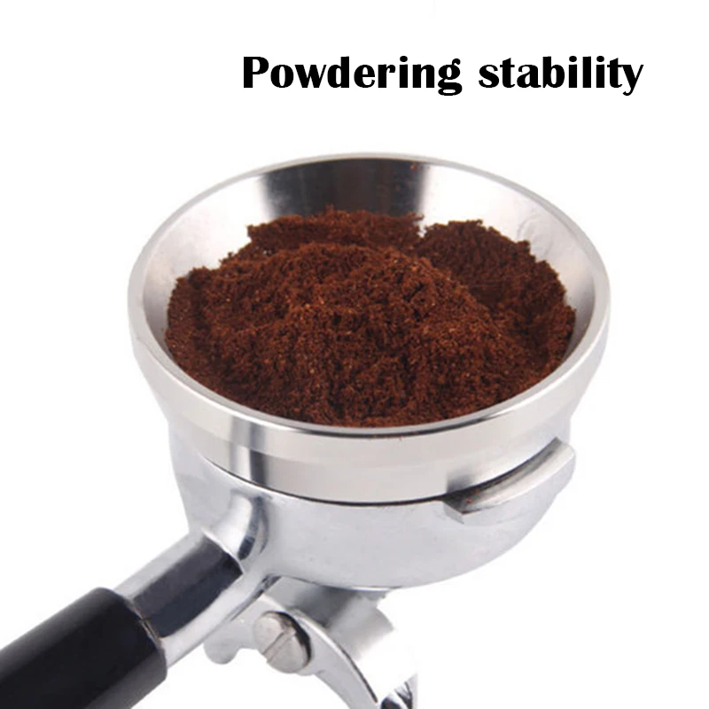 

54mm Espresso Dosing Funnel Stainless Steel Coffee Dosing Ring Compatible with 54mm Portafilter HANW88