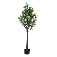 150cm artificial olive tree simulation potted fake plant green leaf with fruit bonsai for home hotel garden greening decorate