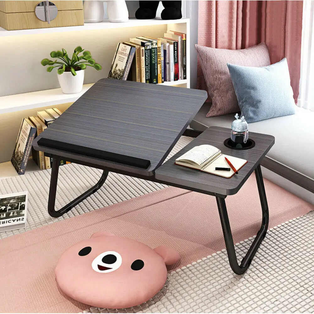 

Foldable Laptop Bed Table Stand Computer Desk Sofa Lap Tray Adjustable Portable