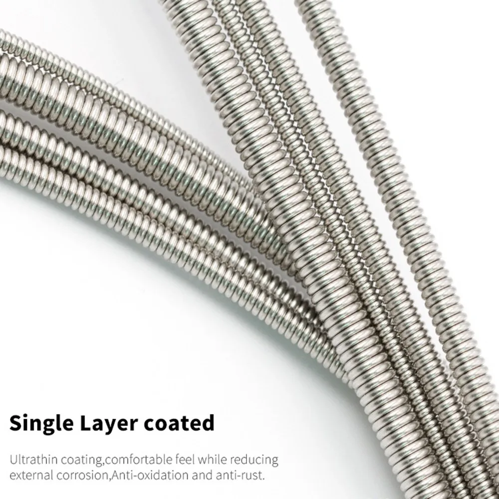 

Electric Bass Strings 4 5 6 String Hexagonal Carbon Steel Gauge .030-125 Nickel Alloy Wire Guitarra Musical Instrument Accessory