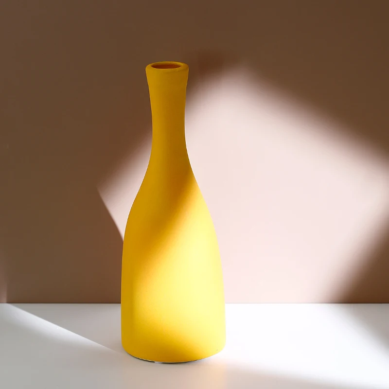 Нордическая керамическая креативная Современная Минималистичная ваза с цветами