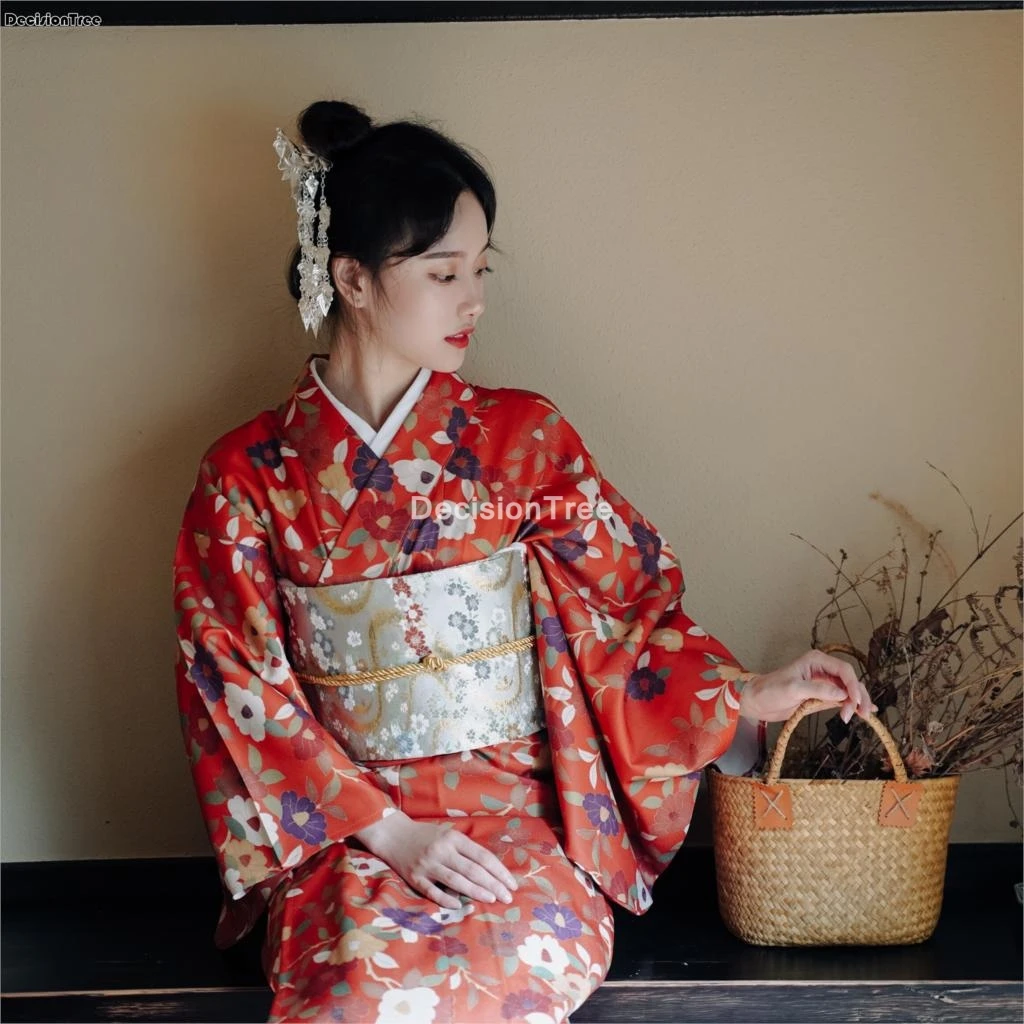 

2022 japanese style traditional clothing japanese women original yukata dress traditional kimono performance dance costume
