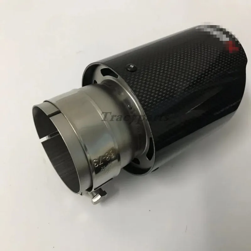 Akrapovic выхлопные трубы для автомобиля глянцевый углеродный глушитель наконечник