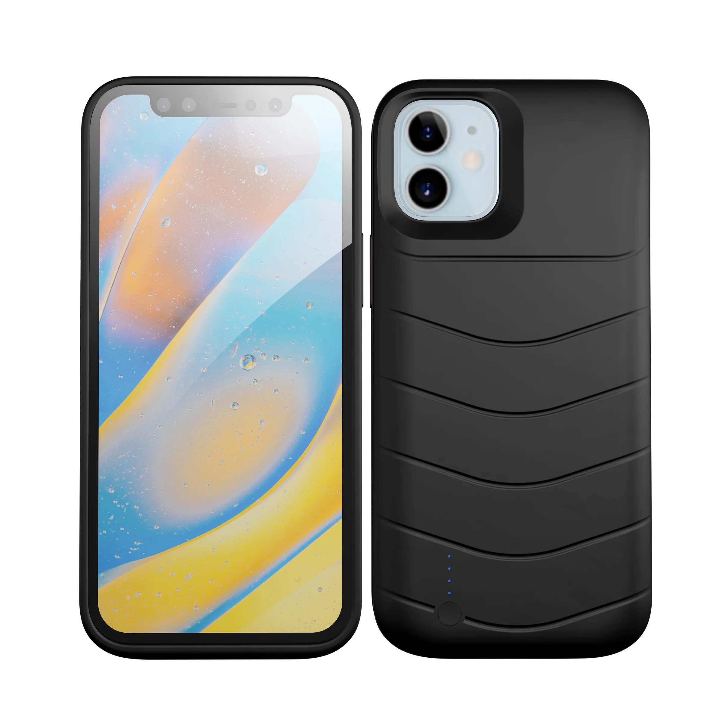 Чехол i12 для аккумулятора iPhone 12 Pro Max чехлы с резервным внешним аккумулятором Mini