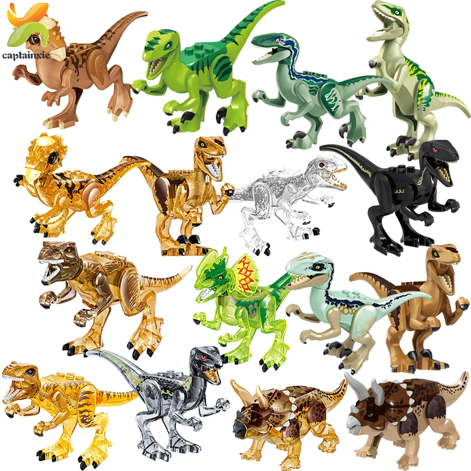 Детский пластиковый конструктор Мир Юрского периода 8 шт./компл. | Игрушки и хобби