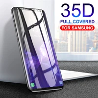 2pcs 35d full curved tempered glass for samsung galaxy s8 s9 plus note 8 9 screen on the s9 s8 s7 s6 edge protective film